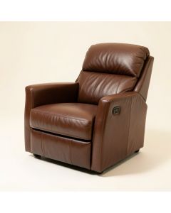 Volex . Power Motion Recliner With Usb Charging Port Pu Leather Upholstery Lounge Chair (synthetic illustration; no displayed measurements)