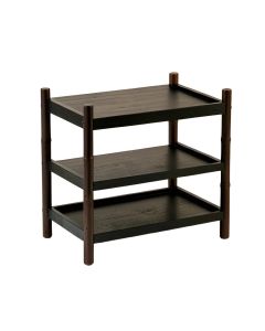 Cedar Branch Empty Countertop Canister Rack - Black