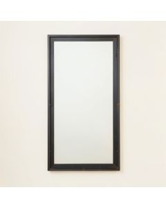 Forged Iron Rectangle Accent Mirror (synthetic illustration; no displayed measurements)