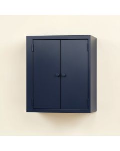 Cliff Dell Wall-Mounted Laundry Cabinet - Navy (synthetic illustration; no displayed measurements)