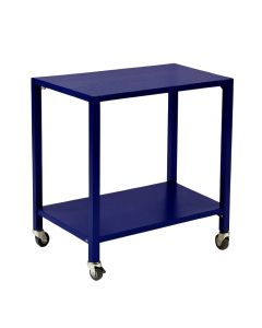 Harbor Bluff Empty Rolling Workshop Cart - Navy (synthetic illustration; no displayed measurements)