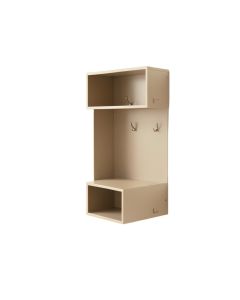 Hill Crossing Wall-Mounted Entryway Organizer Shelf - Beige (synthetic illustration; no displayed measurements)