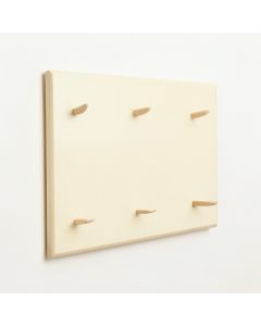Shore Canyon Empty Wall-Mounted Tool Organizer Panel - Ivory (synthetic illustration; no displayed measurements)