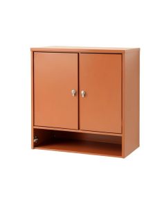 Reed Bend Wall-Mounted Laundry Cabinet - Terracotta (synthetic illustration; no displayed measurements)