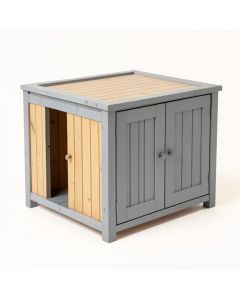 Harbor Crossing Empty Furniture-Style Litter Enclosure - Gray (synthetic illustration; no displayed measurements)
