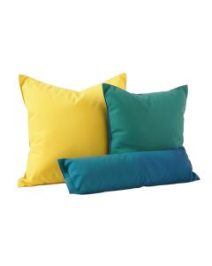 White Angels Indoor/Outdoor , Removable Cover Pillow , Large & 1 Lumbar Pillow