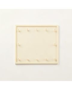 Briar Bluff Empty Wall-Mounted Tool Organizer Panel - Cream (synthetic illustration; no displayed measurements)