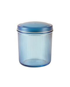 Meadow Arc Storage Canister With Lid - Blue