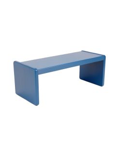 Brook Bridge Indoor Bench - Blue (synthetic illustration; no displayed measurements)