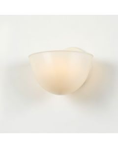 Glen Dale Wall Sconce Mounted On A Plain Wall - Ivory (synthetic illustration; no displayed measurements)
