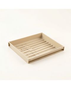 Heath Bridge Empty Under-Desk Cable Tray - Beige (synthetic illustration; no displayed measurements)