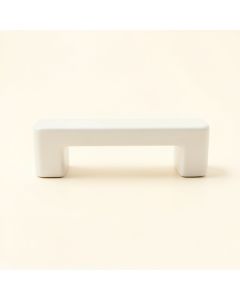 Ridge Crest Cabinet Handle Without Packaging - White (synthetic illustration; no displayed measurements)