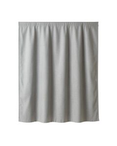Moss Branch Shower Curtain Hanging Flat From A Plain Rod - Gray (synthetic illustration; no displayed measurements)