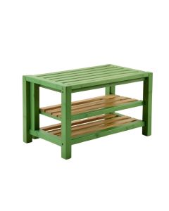 Juniper Branch Shoe Storage Bench - Green