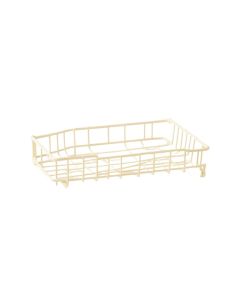 Fern Branch Empty Under-Desk Cable Tray - Ivory