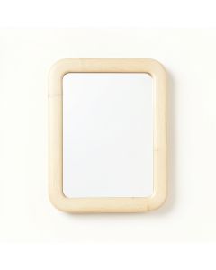 Spruce Bend Framed Wall Mirror - Cream (synthetic illustration; no displayed measurements)