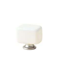 Alder Branch Cabinet Knob Without Packaging - White