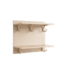 Harbor Bluff Wall-Mounted Entryway Organizer Shelf - Beige (synthetic illustration; no displayed measurements)