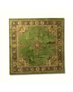 Meda Oriental Green Area Rug (synthetic illustration; no displayed measurements)