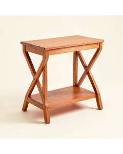Elm Branch Side Table - Terracotta (synthetic illustration; no displayed measurements)