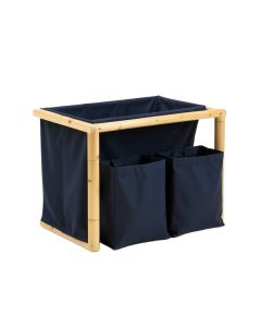 Holly Dale Laundry Sorting Station With Plain Removable Bags - Navy
