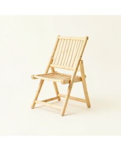 Aspen Canyon Folding Outdoor Chair - Ivory (synthetic illustration; no displayed measurements)