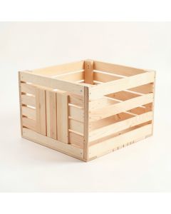 Wren Dale Empty Furniture-Style Pet Crate - Beige (synthetic illustration; no displayed measurements)