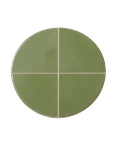 Penny Round .75 '' X .75 '' Porcelain Mosaic Tile In Olive