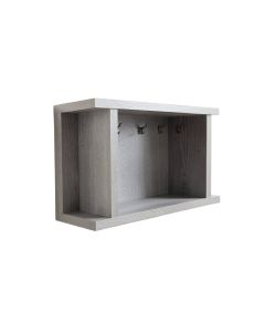 Stone Bend Wall-Mounted Entryway Organizer Shelf - Gray