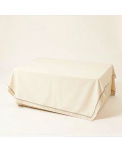 Stone Dale Flat Bed Sheet - Cream (synthetic illustration; no displayed measurements)