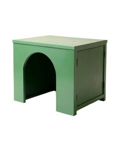 Moss Field Empty Furniture-Style Litter Enclosure - Green (synthetic illustration; no displayed measurements)