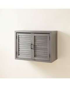 Vale Bluff Wall-Mounted Entry Cabinet - Gray (synthetic illustration; no displayed measurements)