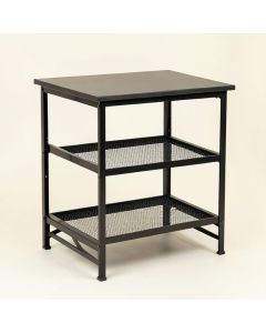 Sage Bluff Empty Countertop Canister Rack - Black (synthetic illustration; no displayed measurements)