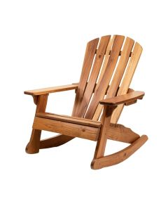 Janes Solid Wood Rocking Adirondack Chair
