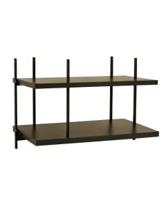 Spruce Bluff Empty Seed-Starting Shelving Unit Without Lights - Black