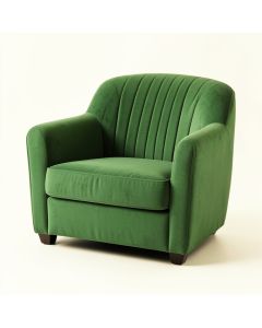 Heath Falls Upholstered Armchair - Green (synthetic illustration; no displayed measurements)