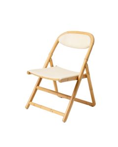 Birch Bridge Folding Outdoor Chair - Ivory