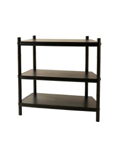 Juniper Brook Empty Seed-Starting Shelving Unit Without Lights - Black (synthetic illustration; no displayed measurements)