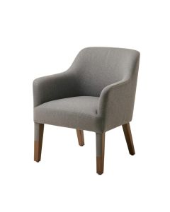 Ziggie Upholstered Dining Chair In Gray
