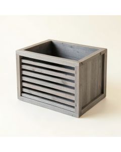 Hill Crest Empty Furniture-Style Litter Enclosure - Gray (synthetic illustration; no displayed measurements)
