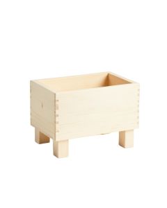 Birch Bluff Empty Raised Planter - Ivory