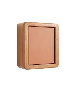Alder Bend Wall-Mounted Entry Cabinet - Terracotta