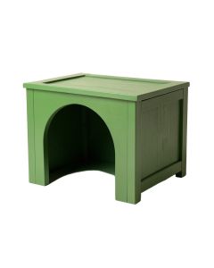 Alder Bridge Empty Furniture-Style Litter Enclosure - Green (synthetic illustration; no displayed measurements)