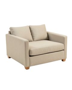 Jovita 54 '' Linen Square Arm Sofa Bed