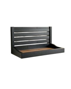 Briar Brook Wall-Mounted Entryway Organizer Shelf - Black