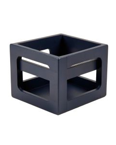 Stone Brook Empty Furniture-Style Pet Crate - Navy
