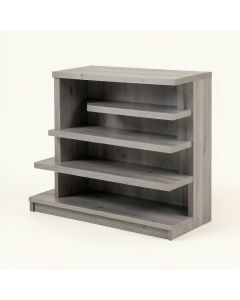 Moss Crest Desktop Shelving Unit - Gray (synthetic illustration; no displayed measurements)