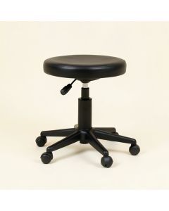 Pu Leather Low Back Rolling Height Adjustable Lab Stool (synthetic illustration; no displayed measurements)