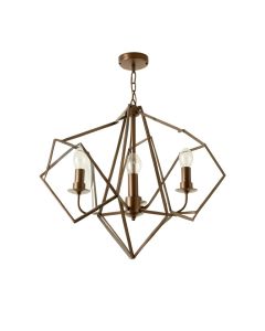 Rithland 4 - Light Lantern Geometric Chandelier