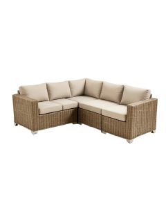 Cristalyn Outdoor 6 Piece Rattan Sectional Seating Group With Cushions (synthetic illustration; no displayed measurements)